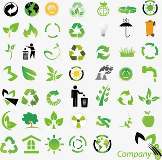 环保矢量小图标免抠