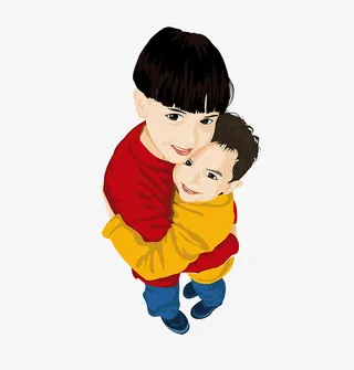 兄弟相逢见面拥抱免抠