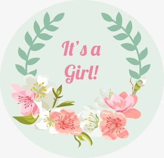 小清新绿色卡片免抠