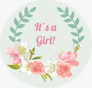 小清新绿色卡片免抠