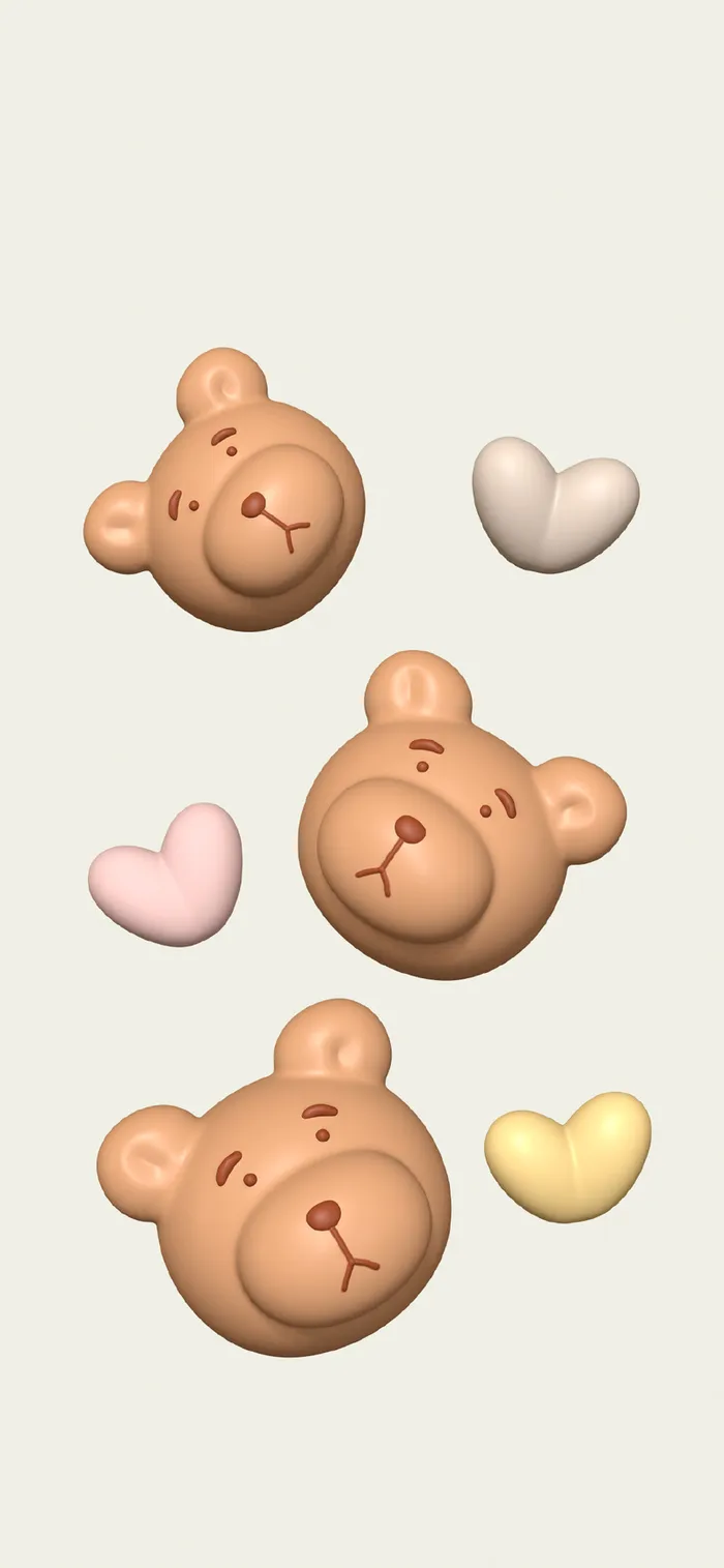 可爱小熊3d壁纸高清