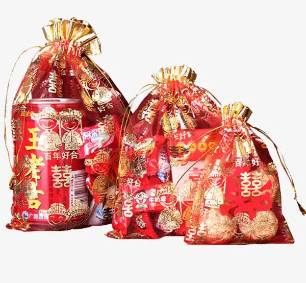 婚庆糖袋创意喜糖袋免抠