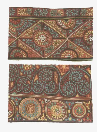 复古风苗族刺绣免抠