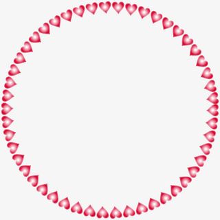 卡通手绘圆形边框免抠