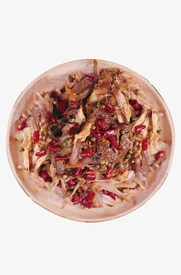 手撕风味麻椒鸡免抠