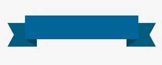 蓝色活动条幅矢量图免抠