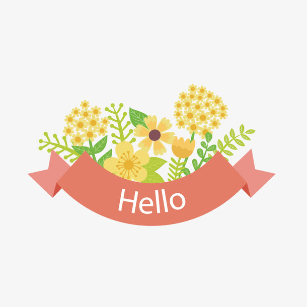 春季花朵装饰素材免抠