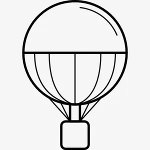气球与条纹图标免抠