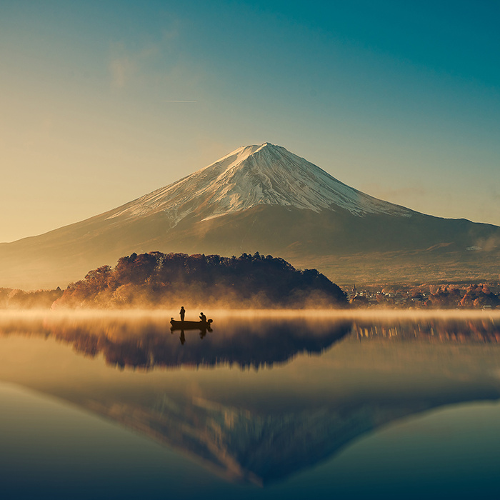 唯美山水背景高清