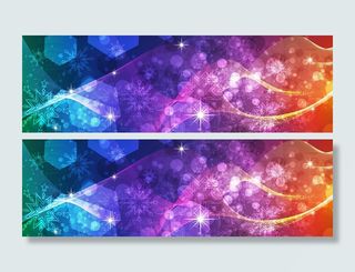 渐变炫光几何背景高清