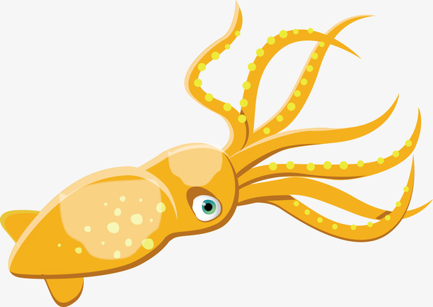 海底生物装饰素材免抠