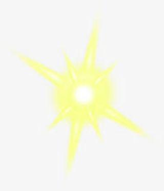 阳光明媚黄色七夕免抠