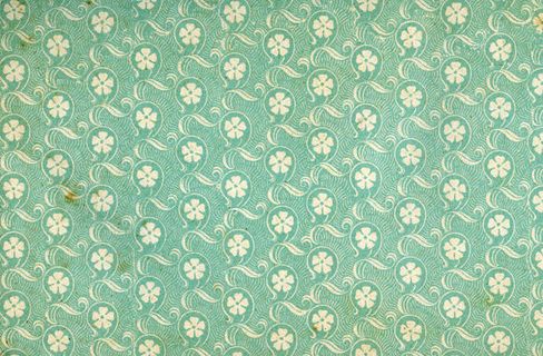 绿色花纹图案免抠