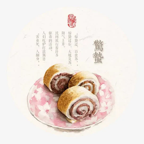 惊蛰吃驴打滚免抠