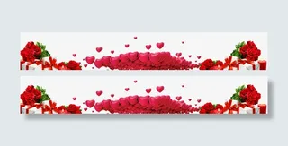 情人节海报装饰免抠