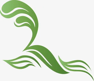 简易装饰物绿色藤蔓免抠