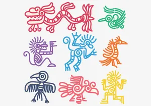 卡通龙图腾文化免抠