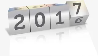 矢量2017年新年元素免抠