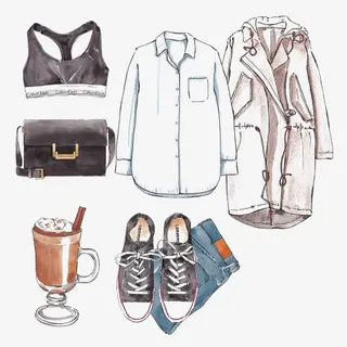 时尚穿搭单品免抠