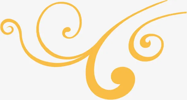 中秋节橙色线条花纹免抠