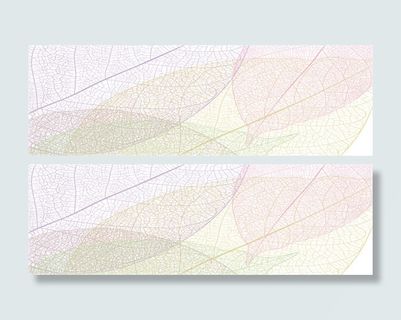 唯美树叶纹理之感海报背景