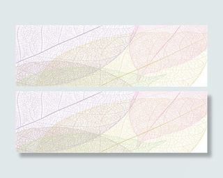 唯美树叶纹理之感海报背景