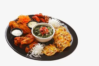 油炸小吃拼盘免抠