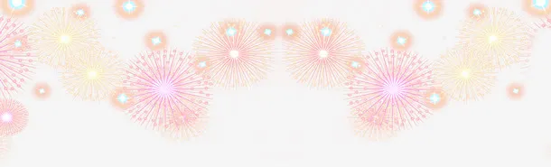 粉红色烟花爆炸炫光效果素材免抠