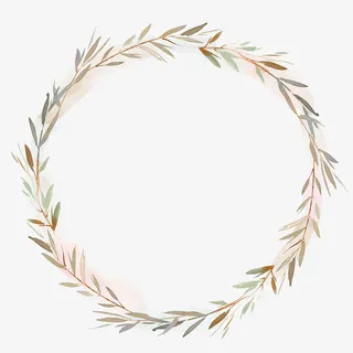 手绘卡通装饰花瓣花草装饰海报设免抠