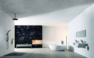 简约浴室浴缸背景高清