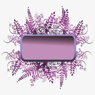 矢量图唯美对话框免抠