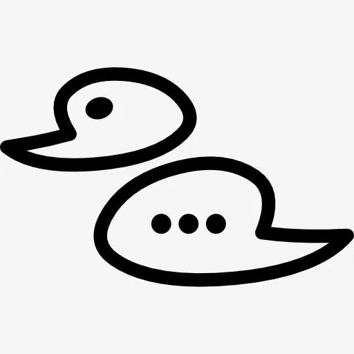 演讲与对话气泡点图标免抠