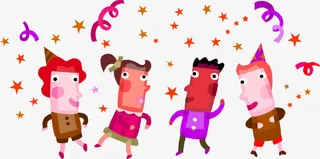 水笔风格卡通免抠