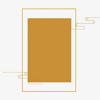 长方形标题元素免抠