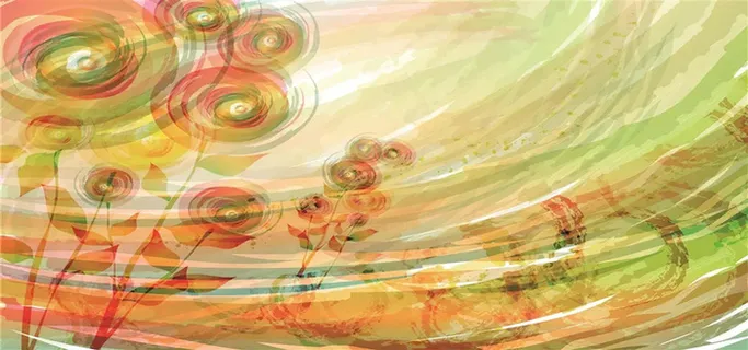 水彩画背景高清