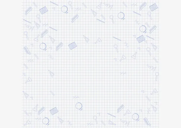 简笔格子底纹免抠手绘/卡通卡通元素