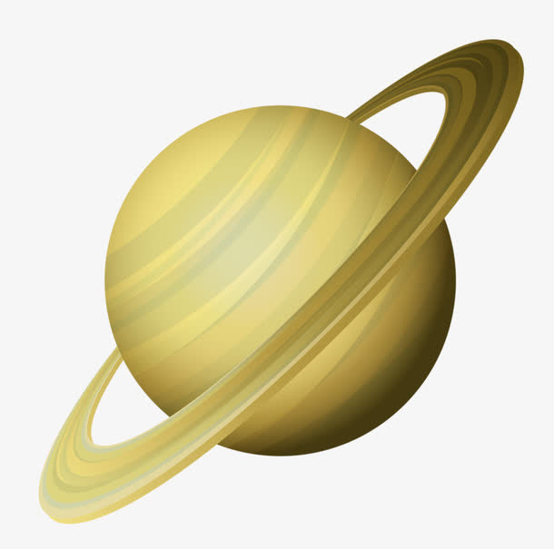手绘木星免抠