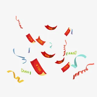 漂浮现金红包免抠