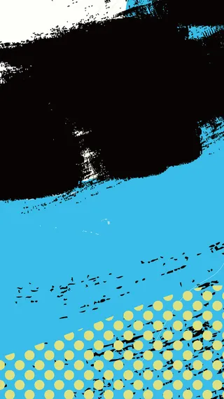 彩色圆点水彩H5背景高清