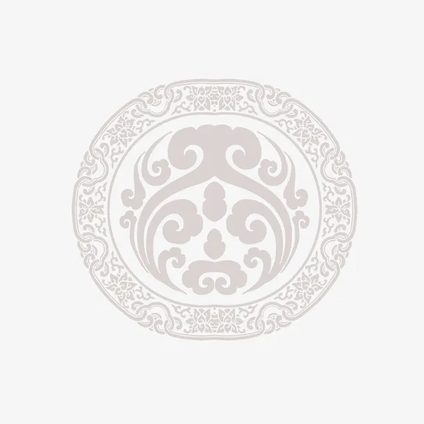 紫色半透明中国祥云图案装饰插图免抠