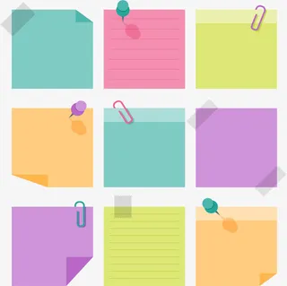 大头钉便利贴免抠