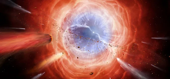 宇宙火星火球背景高清