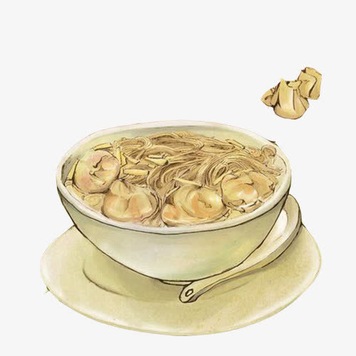 上海大混沌手绘画素材图片免抠