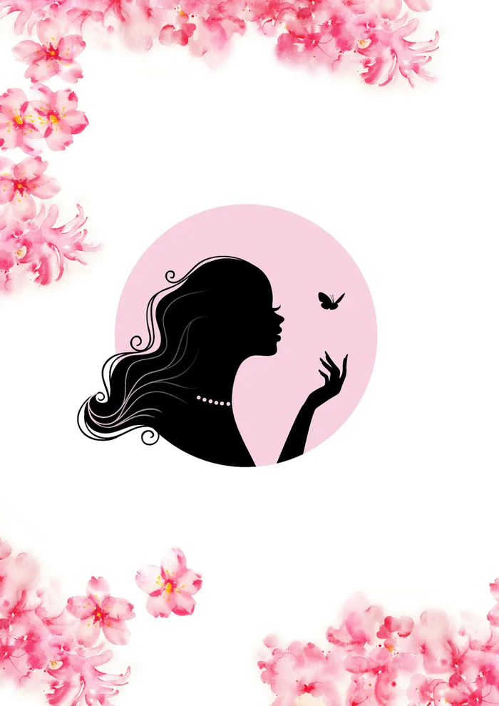 女生节妇女节海报宣传背景素材高清