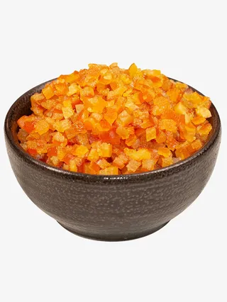 食物糖渍橙皮丁免抠