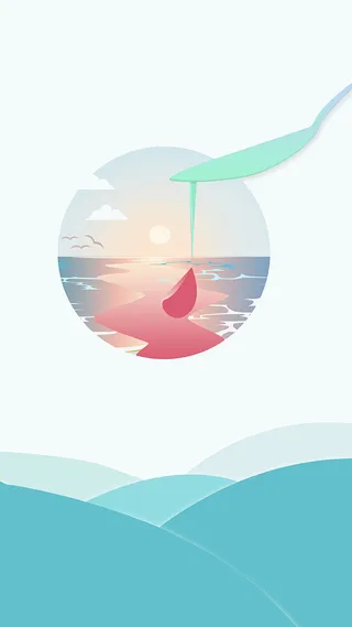 彩色扁平H5背景高清