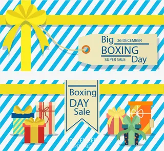 蓝色条纹背景横幅