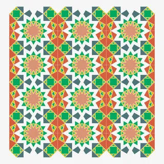 平铺几何图案底纹背景