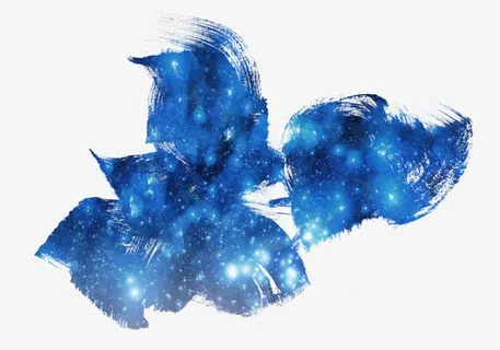 深蓝色泼墨宇宙免抠 深蓝色泼墨宇宙免抠