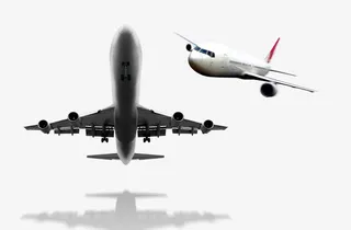 全新起航飞机元素背景素材